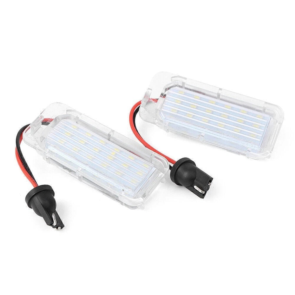 2X LED Rear License Plate Light for Ford Mondeo Focus C-MAX (2015–2021)