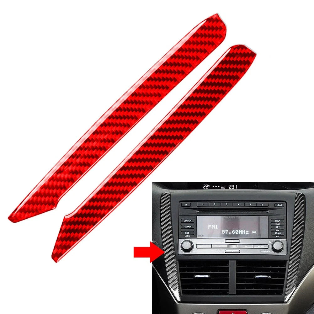 Carbon Fiber Central Console Side Cover Trim For Subaru Forester 2009-2013