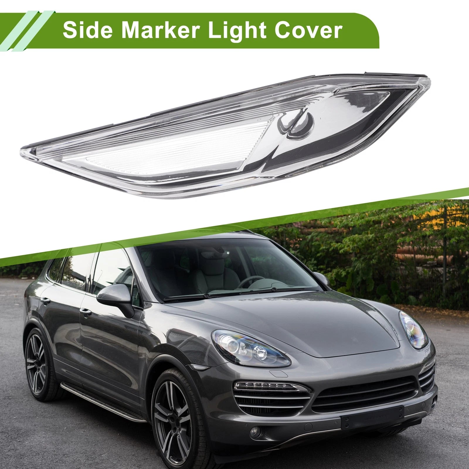 Left Side Marker Light Cover Replacement for Porsche 958 (2011–2015)