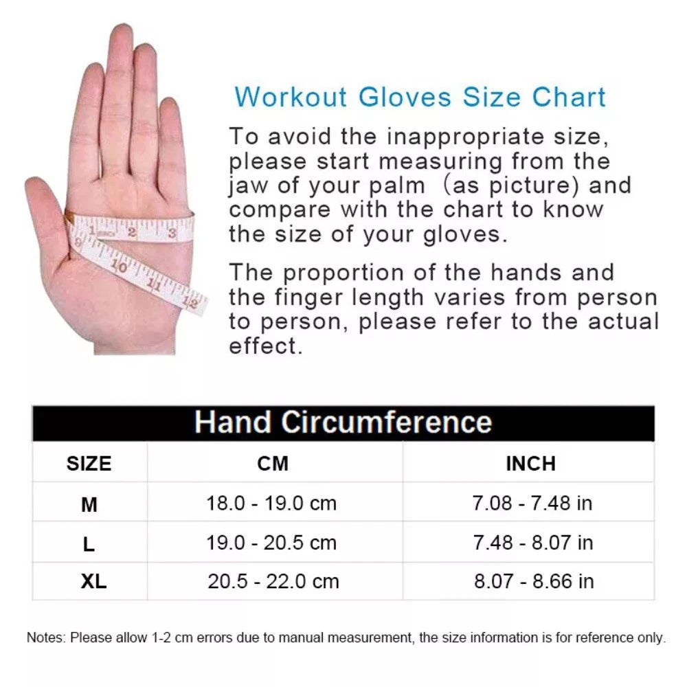 Weight Lifting Gloves for Gym Training and Bodybuilding