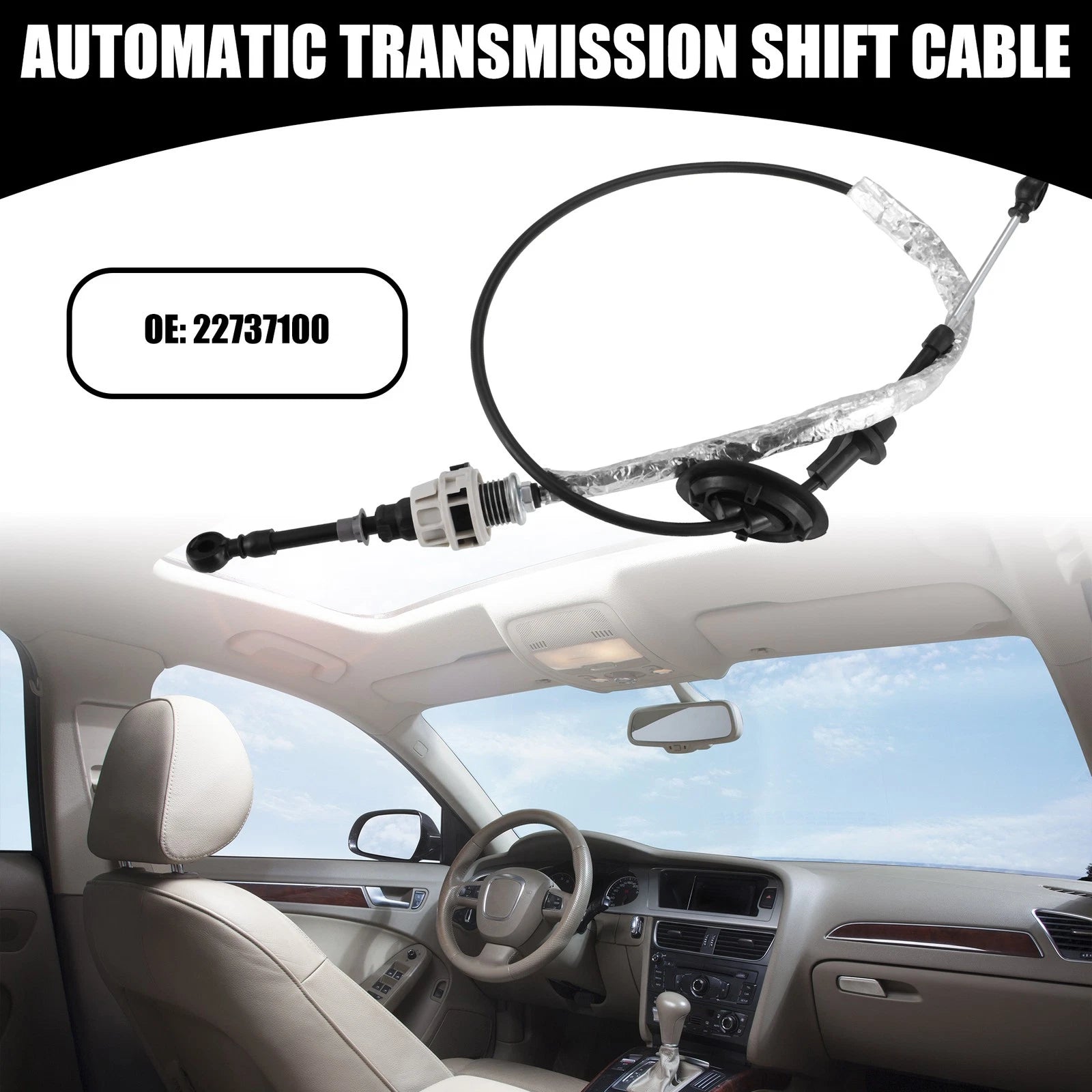 Automatic Transmission Control Lever Cable Replacement for Chevy Cavalier (2000–2005)