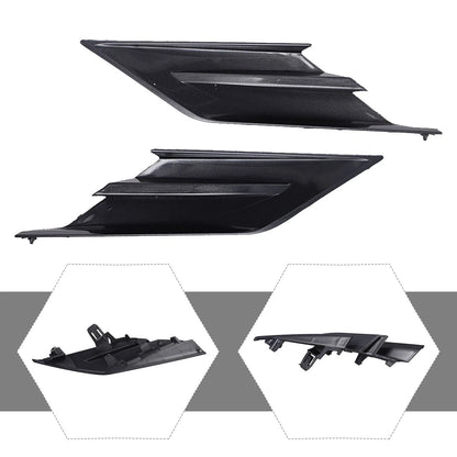 Front Bumper Grille for - 1 Pair, PC & ABS Construction