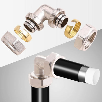 3/4 Inch Brass Elbow Air Fitting for Air Distribution Network