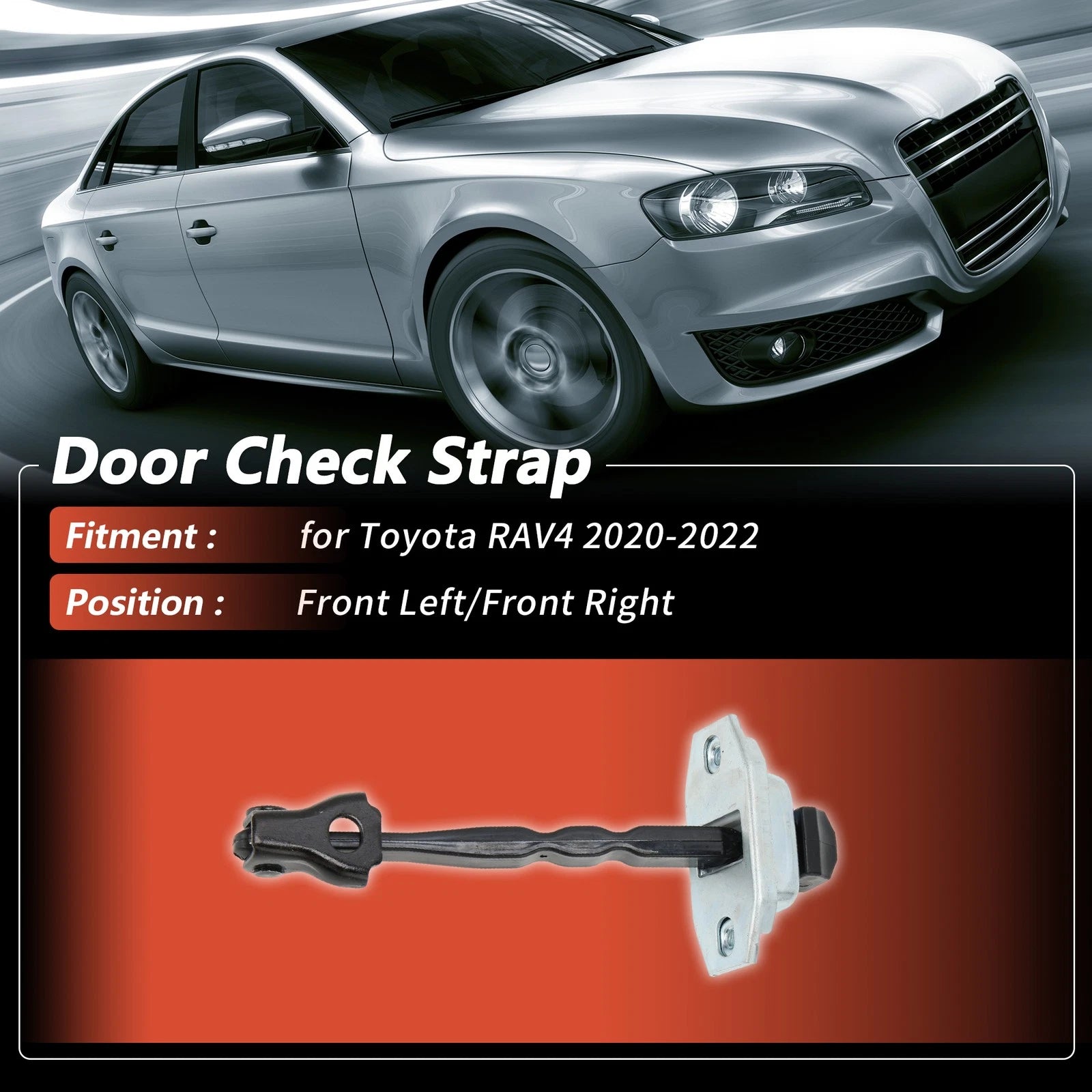 Door Check Strap Front Left or Front Right OEM Replacement for Toyota RAV4 (2020–2022)