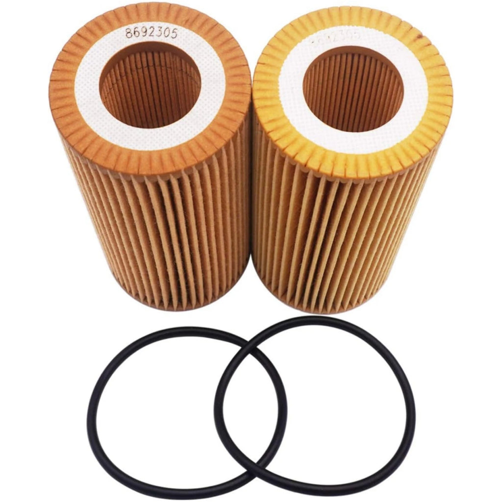 2X Oil Filter for Volvo C30 C70 II S40 S60 I V50 V60 XC60 XC70 (2006–2017) 1421704 8692305