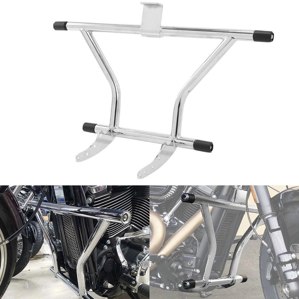 Chrome Engine Guard Crash Bar for Harley Softail (2018–2024)