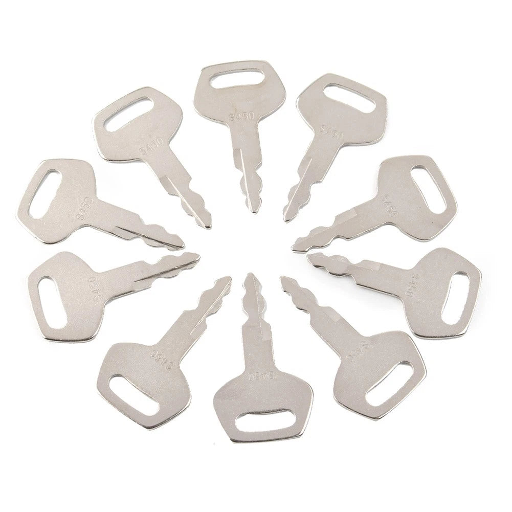 10Pcs S450 Ignition Key for JCB Excavator (Sumitomo, Linkbelt)