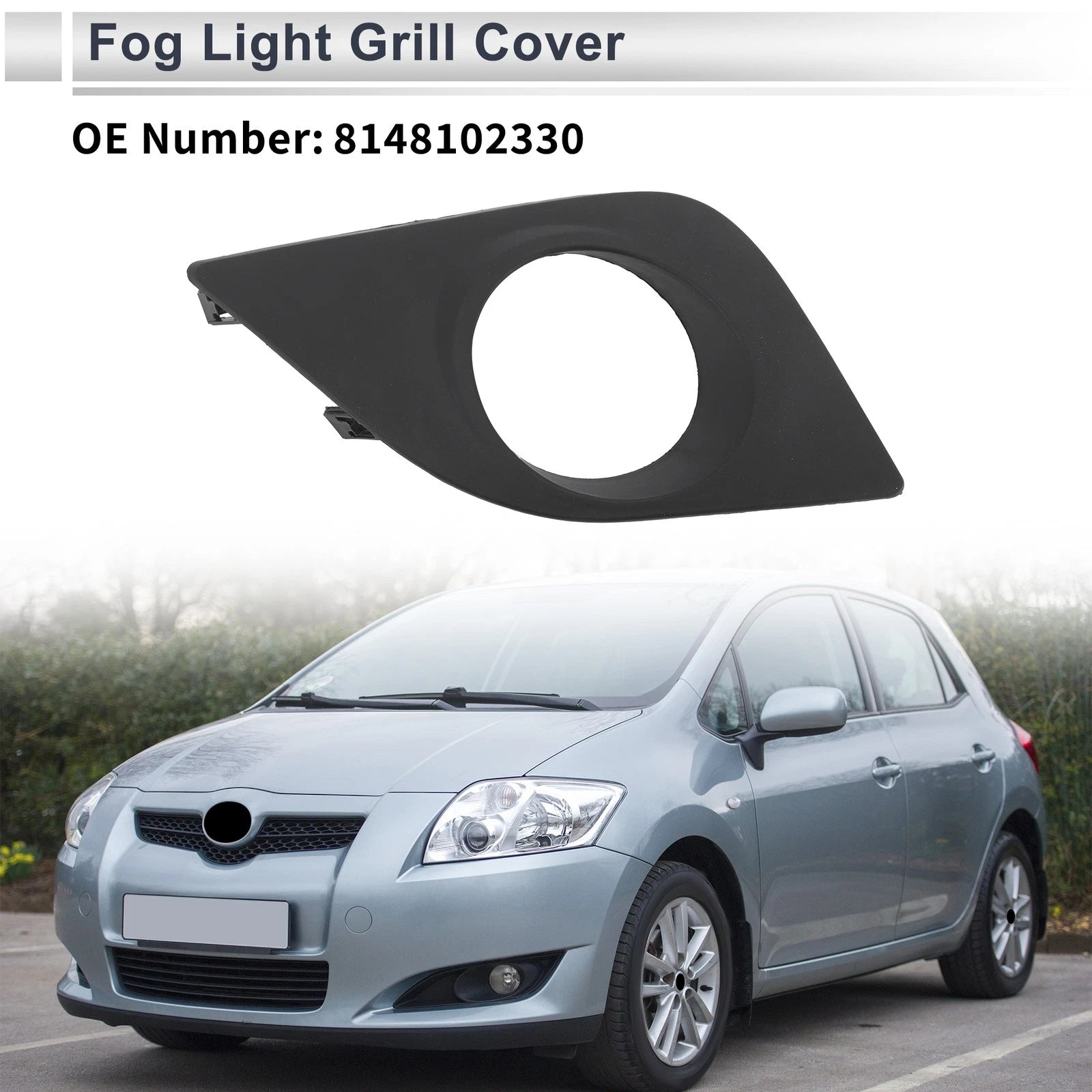 Fog Light Grille Front Right for Toyota Corolla 2014–2016
