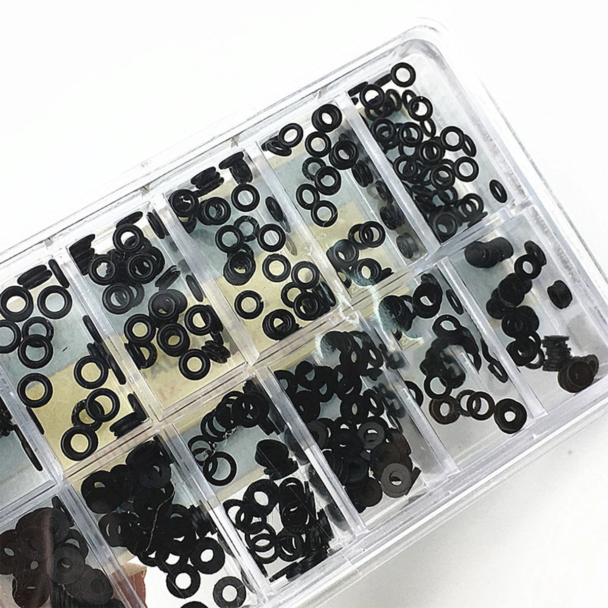 12-Size Waterproof Rubber O-ring Gasket Assortment (300 Pack)