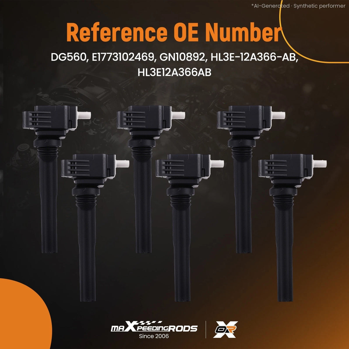 6X Ignition Coils Pack for Ford F-150 Navigator 3.5L V6 (2017–2020) DG560