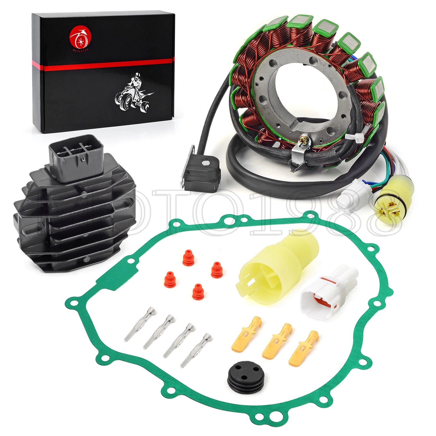 Stator & Regulator Rectifier for Yamaha Bruin 350 YFM350BA (2004–2006)