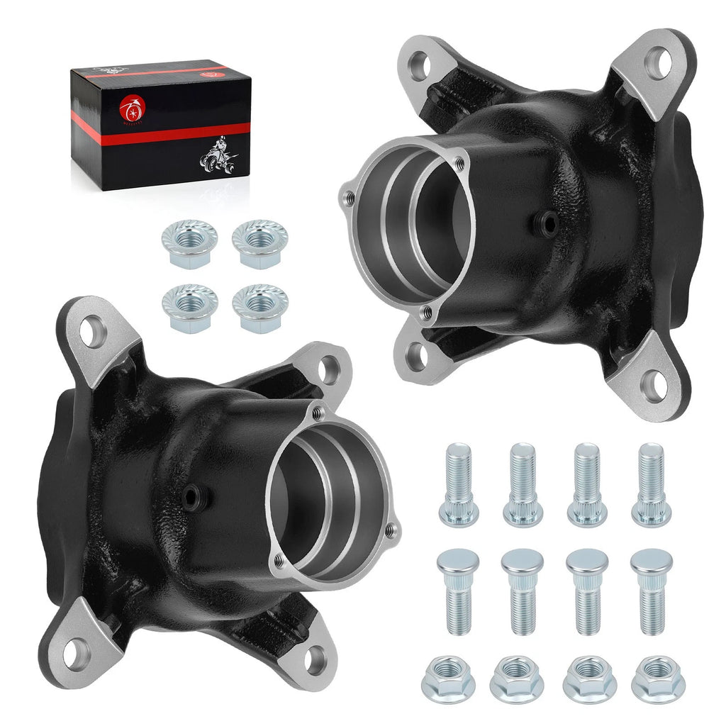 2X Front Wheel Hub w/ Bolts for Polaris Norwegian Magnum 4X4 (1997–1998)