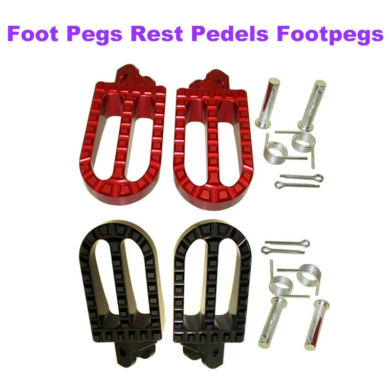 CNC Aluminum Foot Rest Footpegs for Chinese 50cc-190cc Pit Dirt Bikes