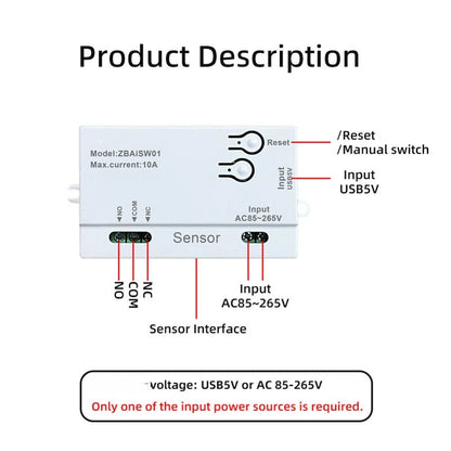 Zigbee Wireless Temperature Controller with Waterproof Probe (20C to 80C)