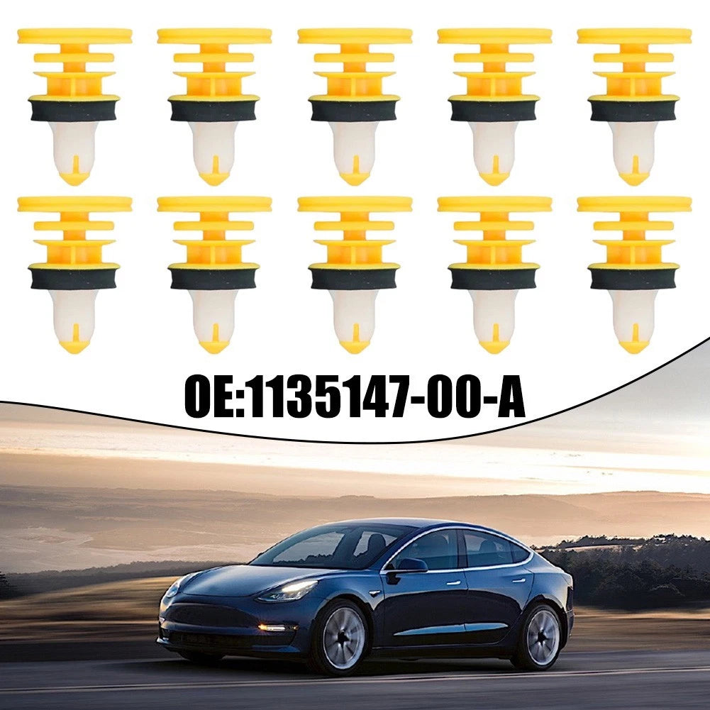 10X Seamless Replacement Clips for Tesla Model 3 (2017–2023)