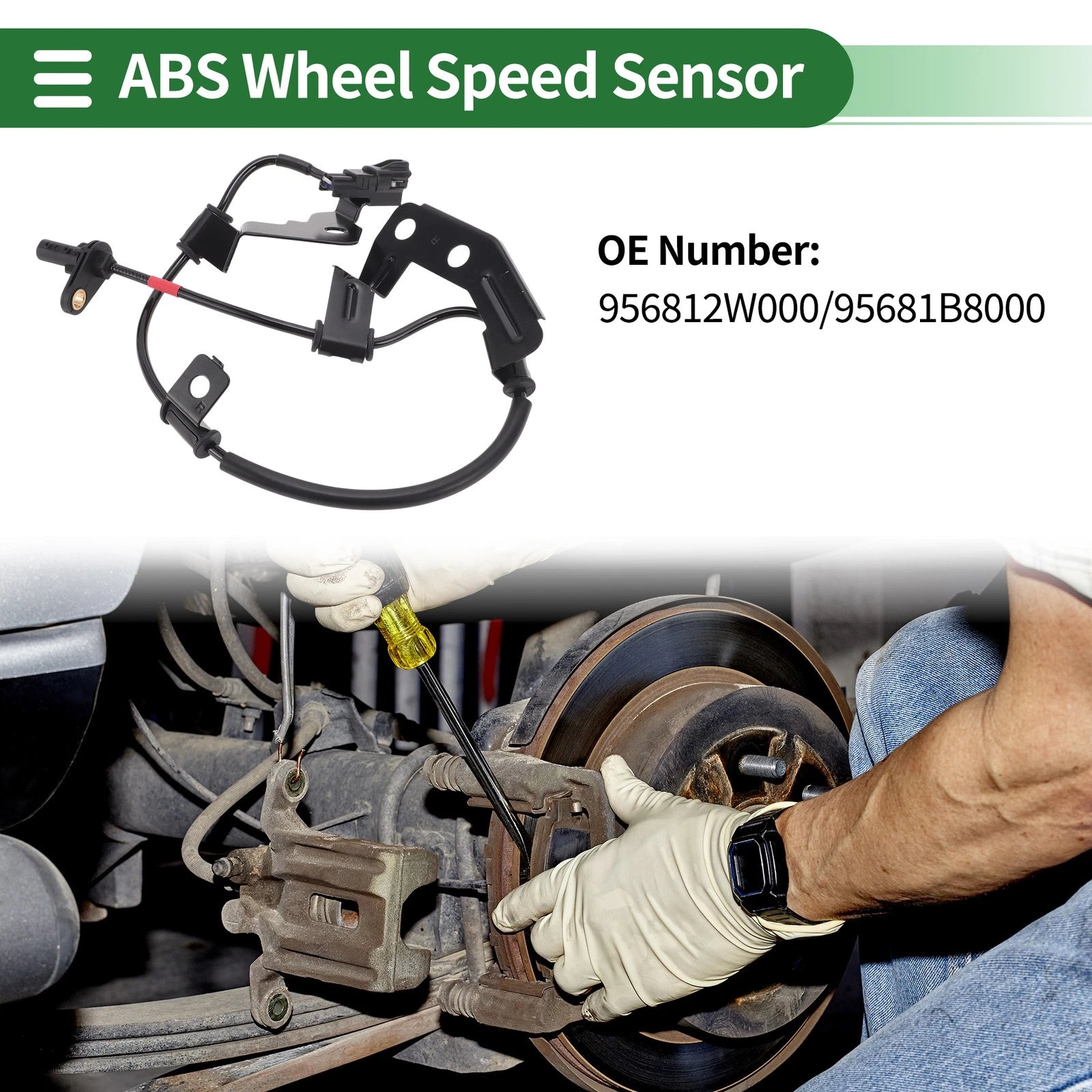 ABS Wheel Speed Sensor Replacement for Hyundai Santa Fe Rear Right (2013–2018)