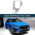 Gear Shift Knob Cover Decal for Subaru Crosstrek 2024 Silver Tone
