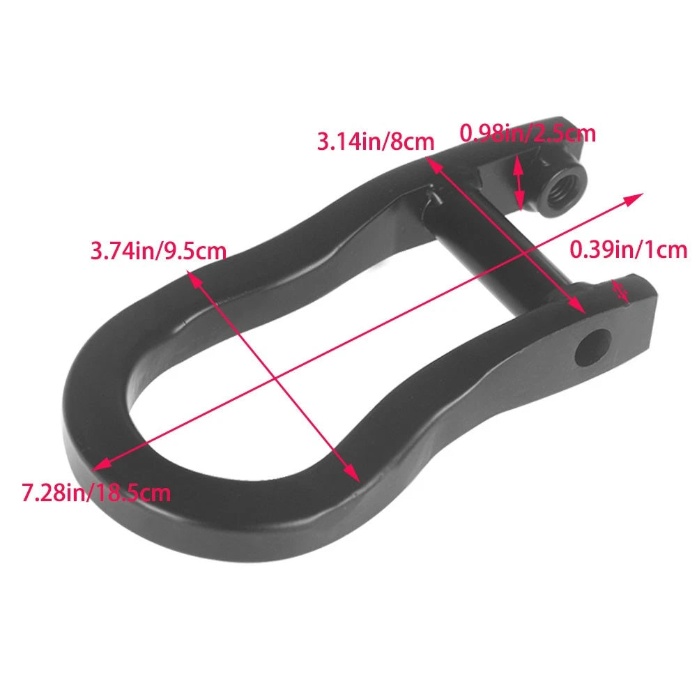 Black Tow Hooks for Chevrolet Silverado Sierra 1500 (2007–2019)