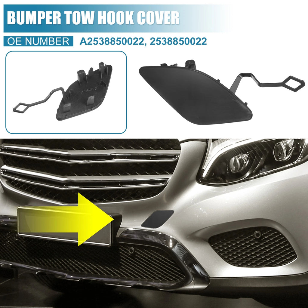 Front Bumper Tow Hook Cover Cap Replacement for Mercedes-Benz GLC (2016–2023)