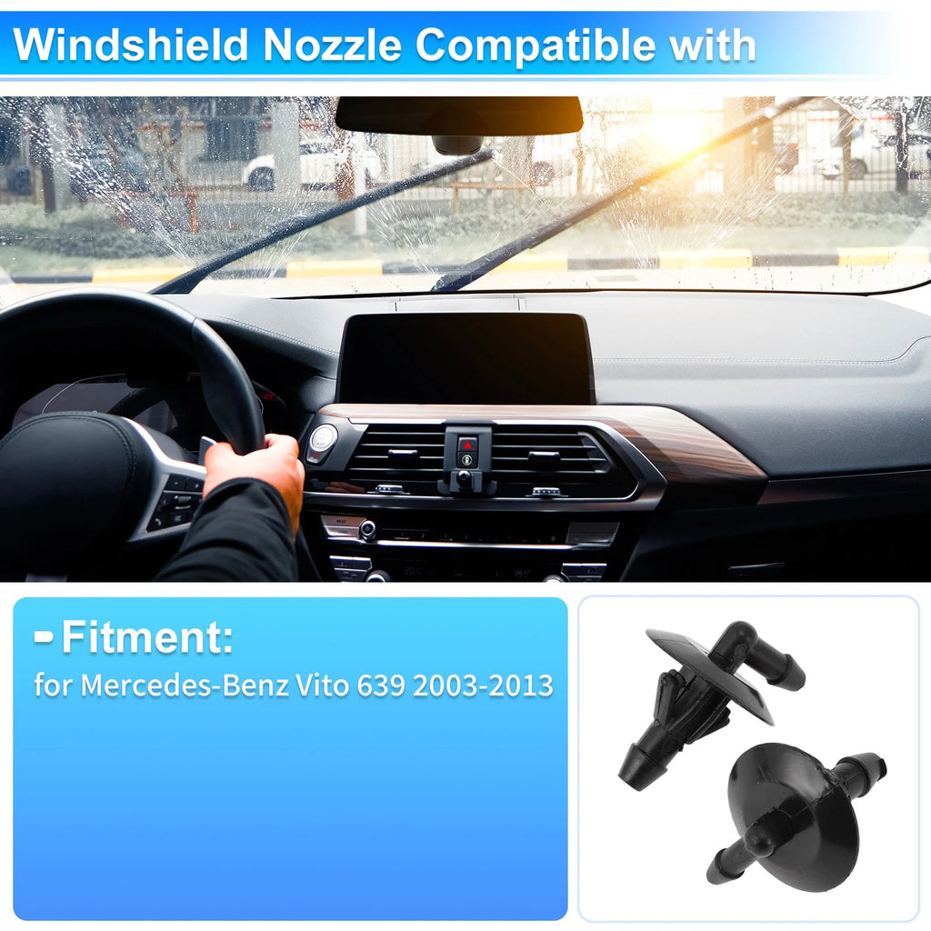 Windshield Washer Nozzle Replacement for Mercedes-Benz Vito W639 (2004–2014)