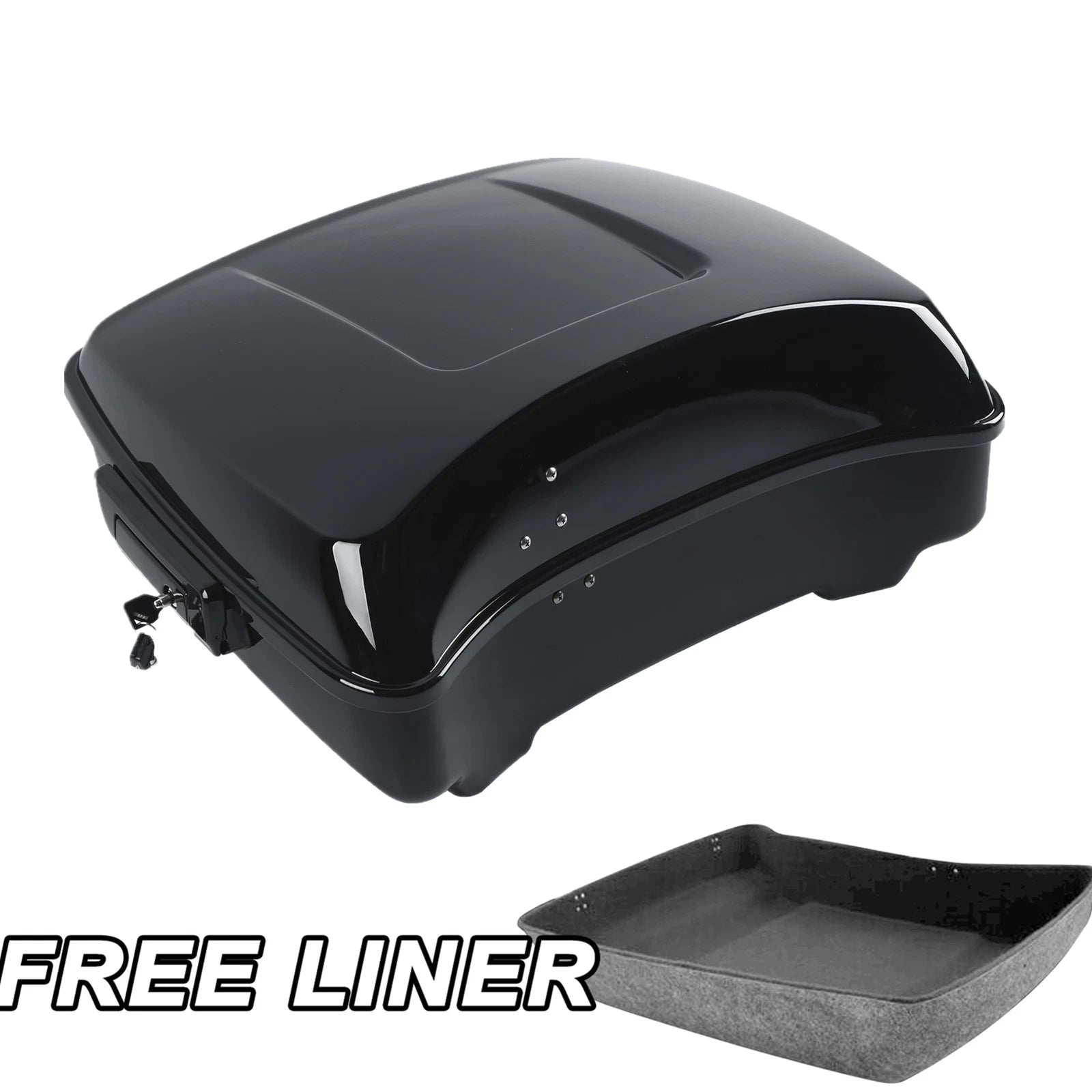Chopped Trunk for Harley Touring Models (2014–2026) Black