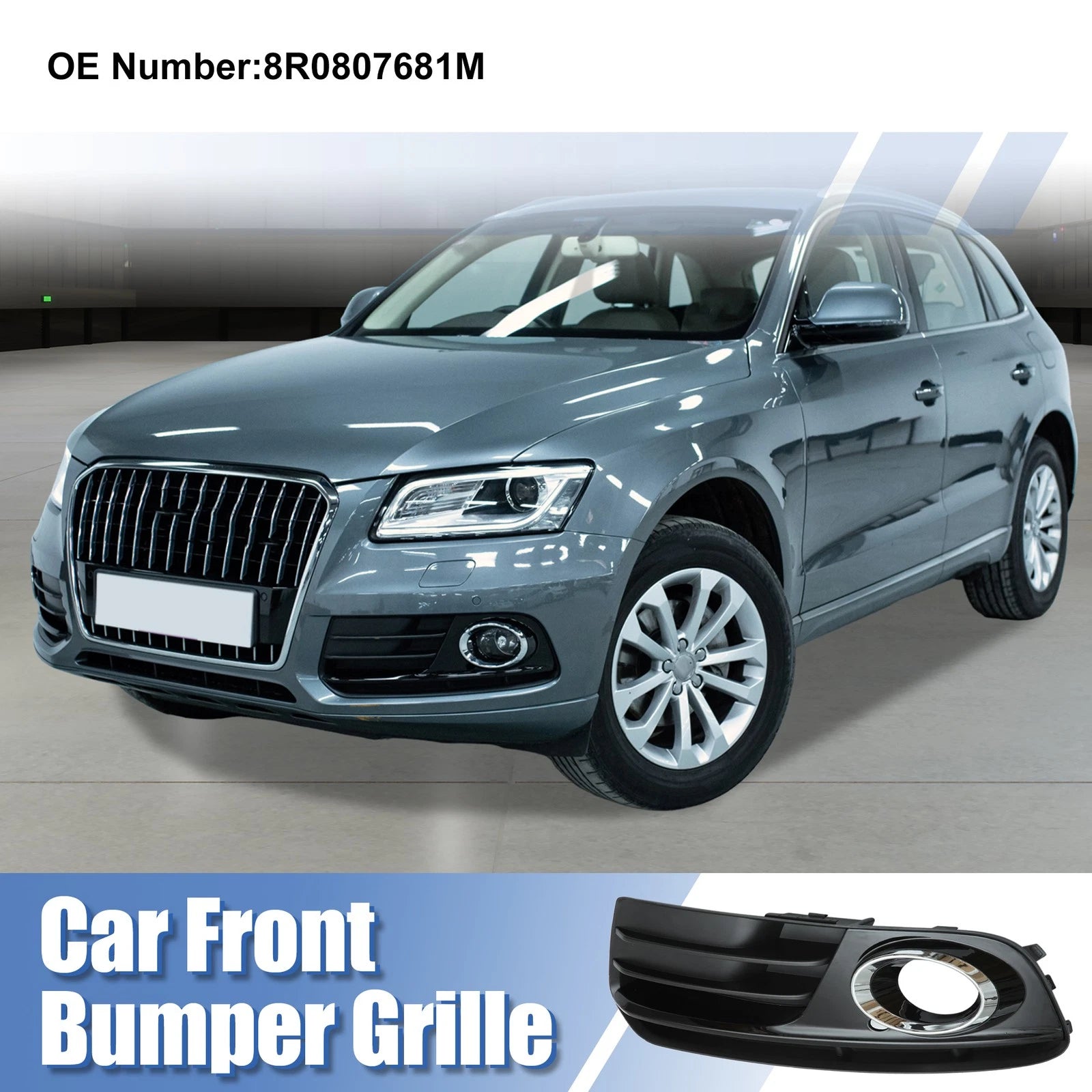 Fog Light Grille Cover Front Left for Audi Q5 (2009–2017)