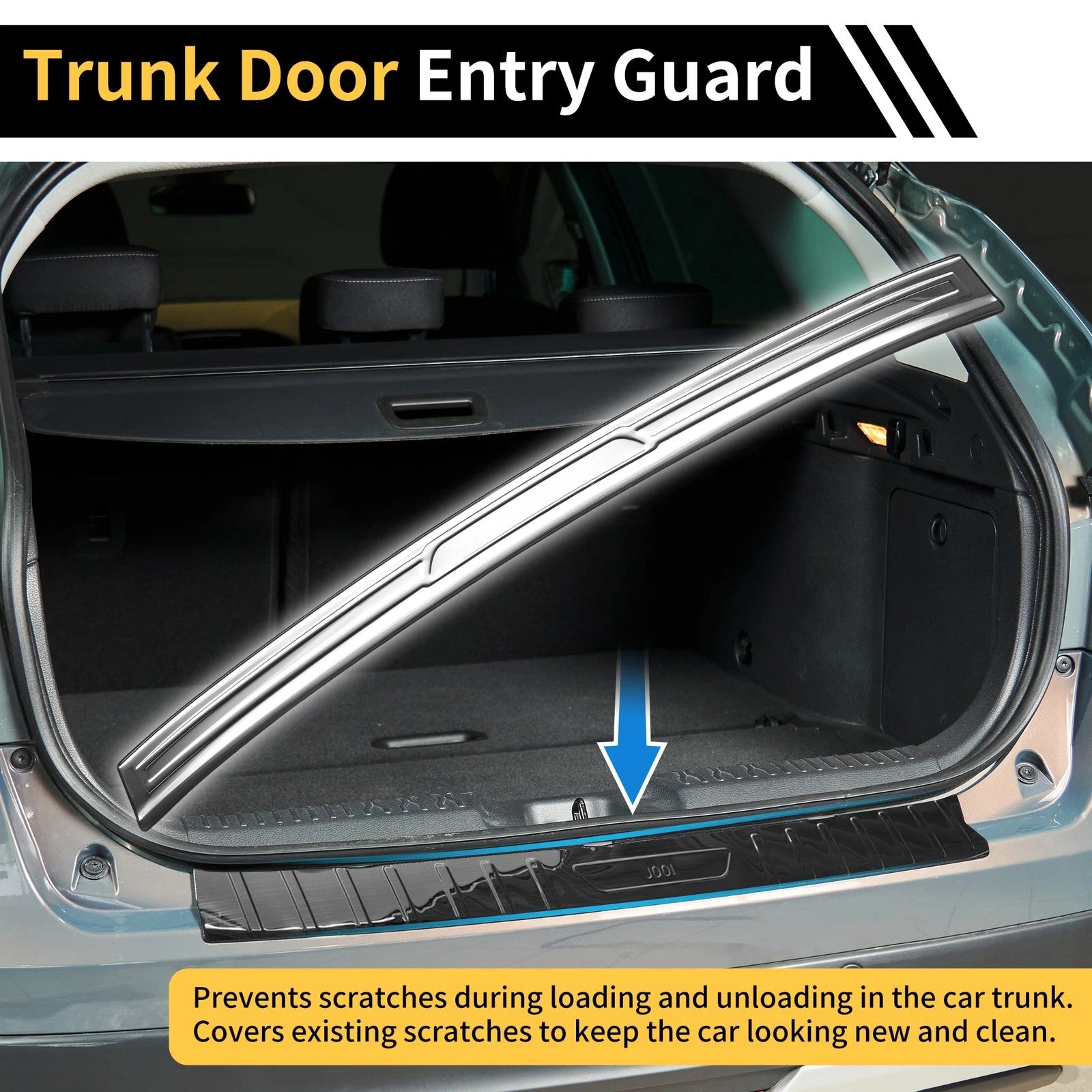 Bumper Guards for Toyota Highlander (2014–2019) Silver Tone 1 Pc