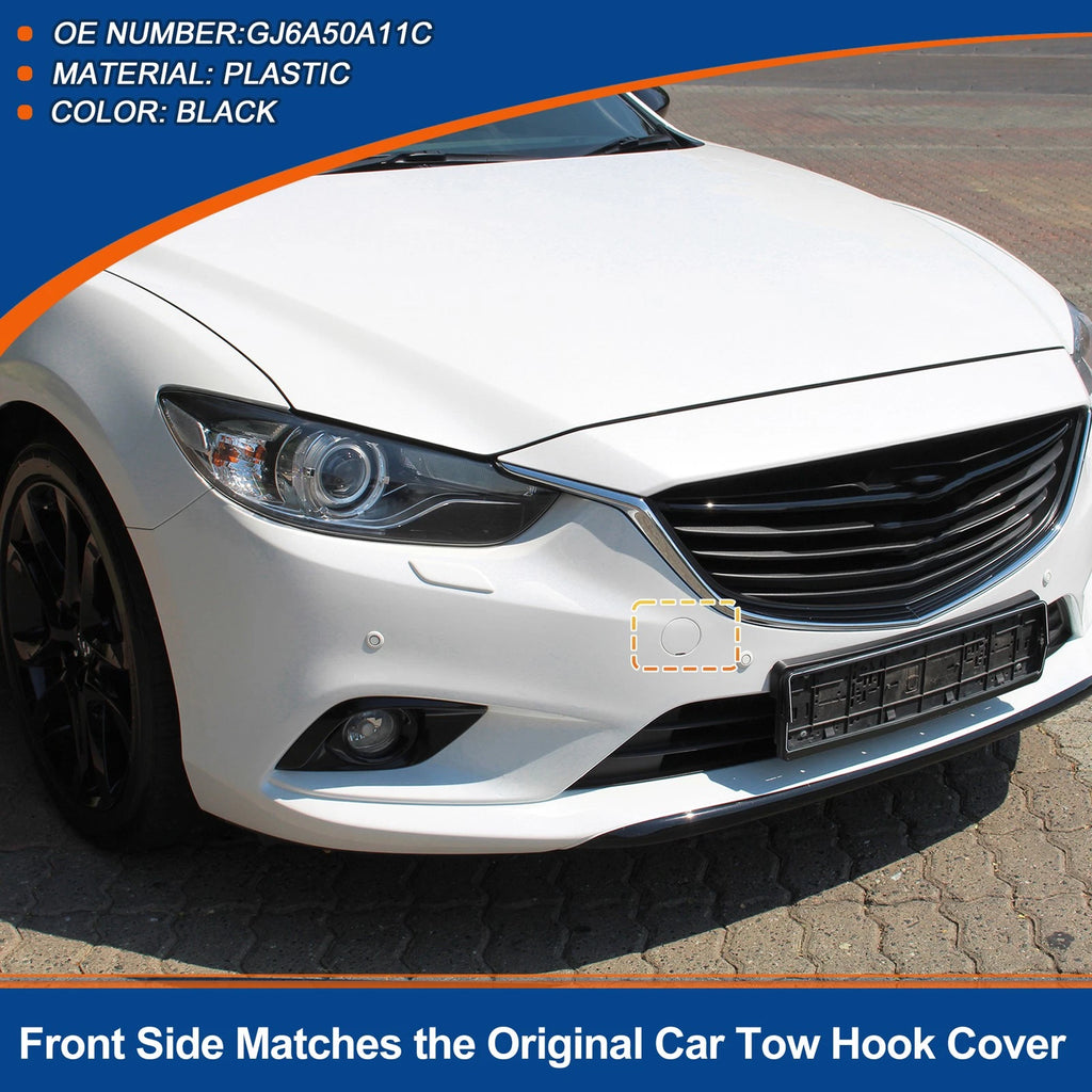 Front Left Tow Hook Cover Replacement for Mazda 6 (2003–2005)