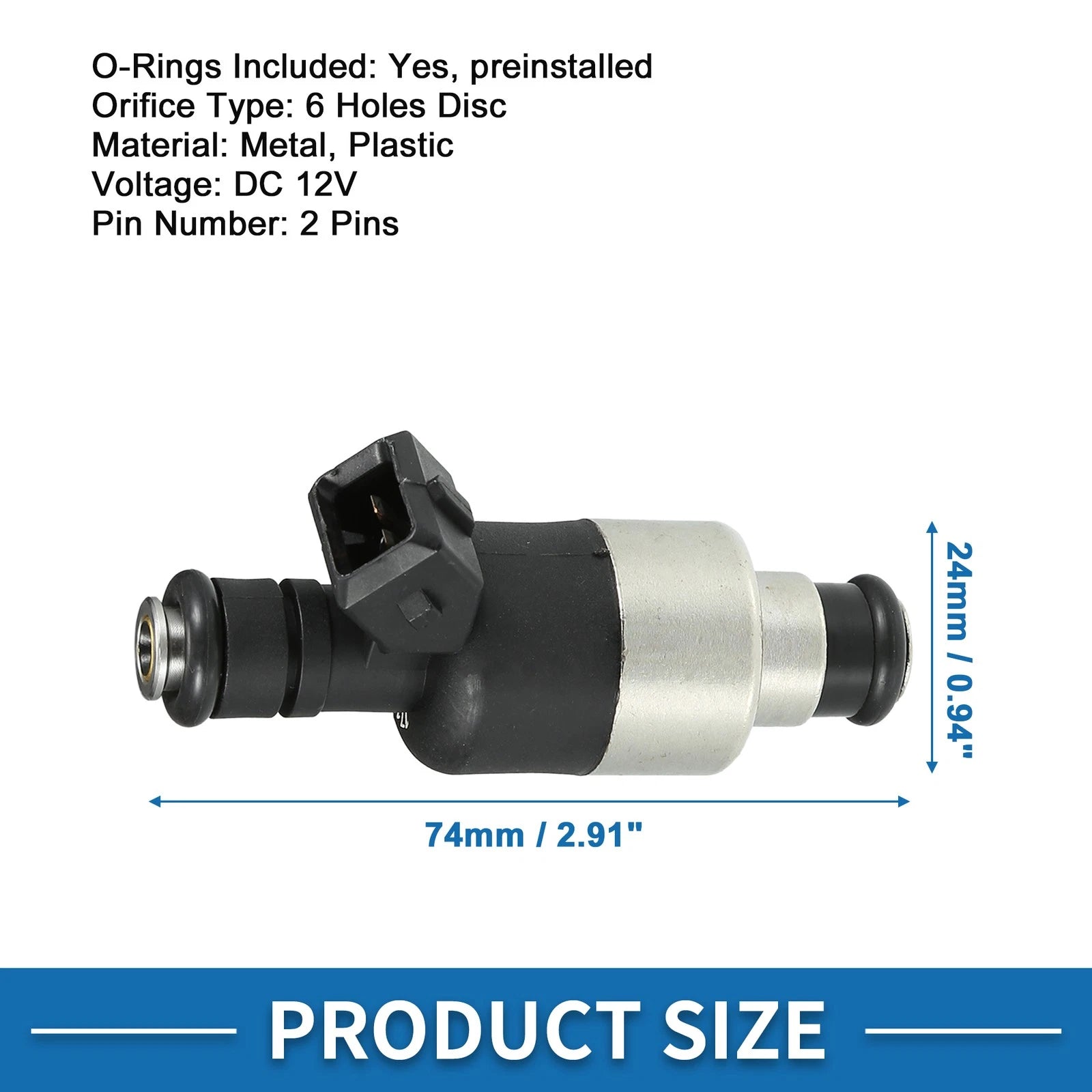 Fuel Injector Set Replacement for Chevrolet Cavalier 2.2L (1998–2000)