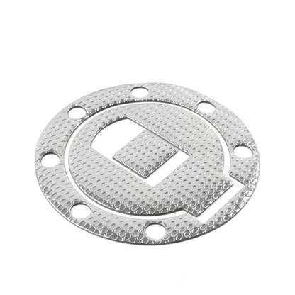 Fuel Tank Cap Cover Pad Sticker for Yamaha XJR400 (1997–2000) Silver