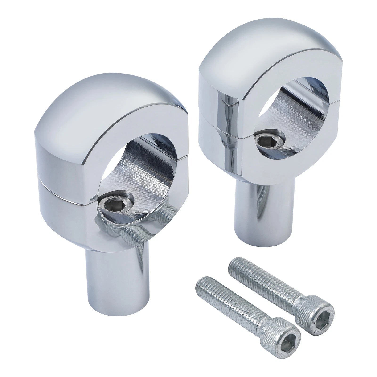 Chrome 3.5'' Handlebar Riser for Harley Softail Fatboy Dyna