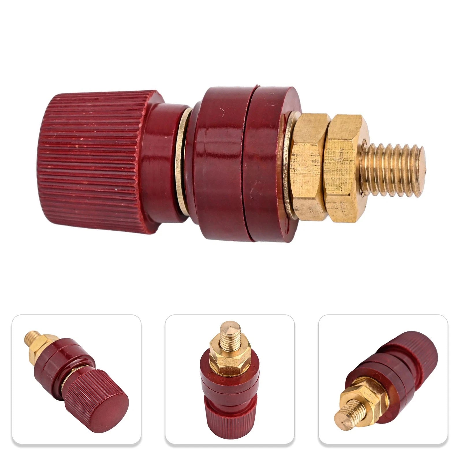 Non Slip Thread Brass Binding Post M8 for Welding Machines (555 Type)
