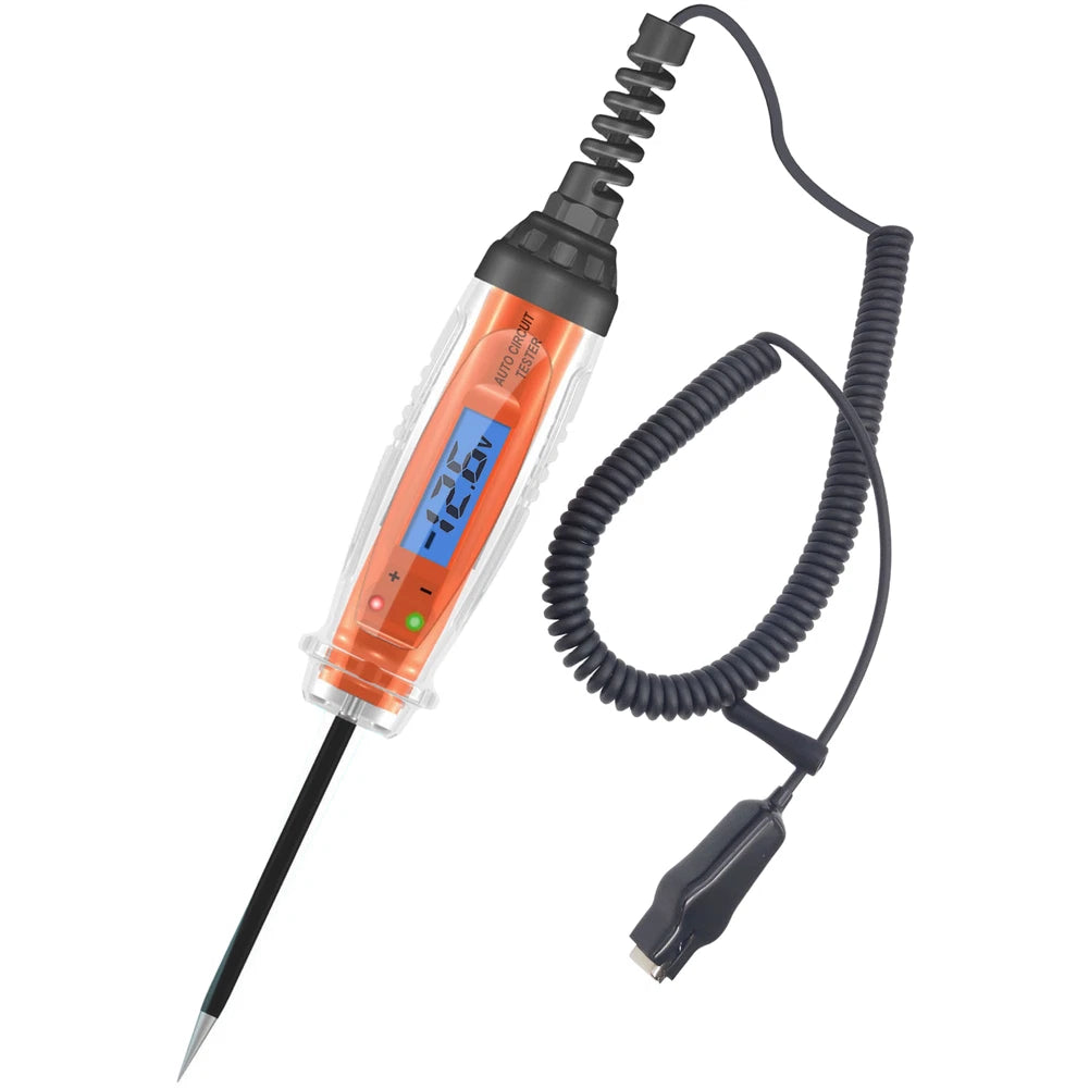 DC Circuit Test Light 3-60V with LCD Readout and Illumination