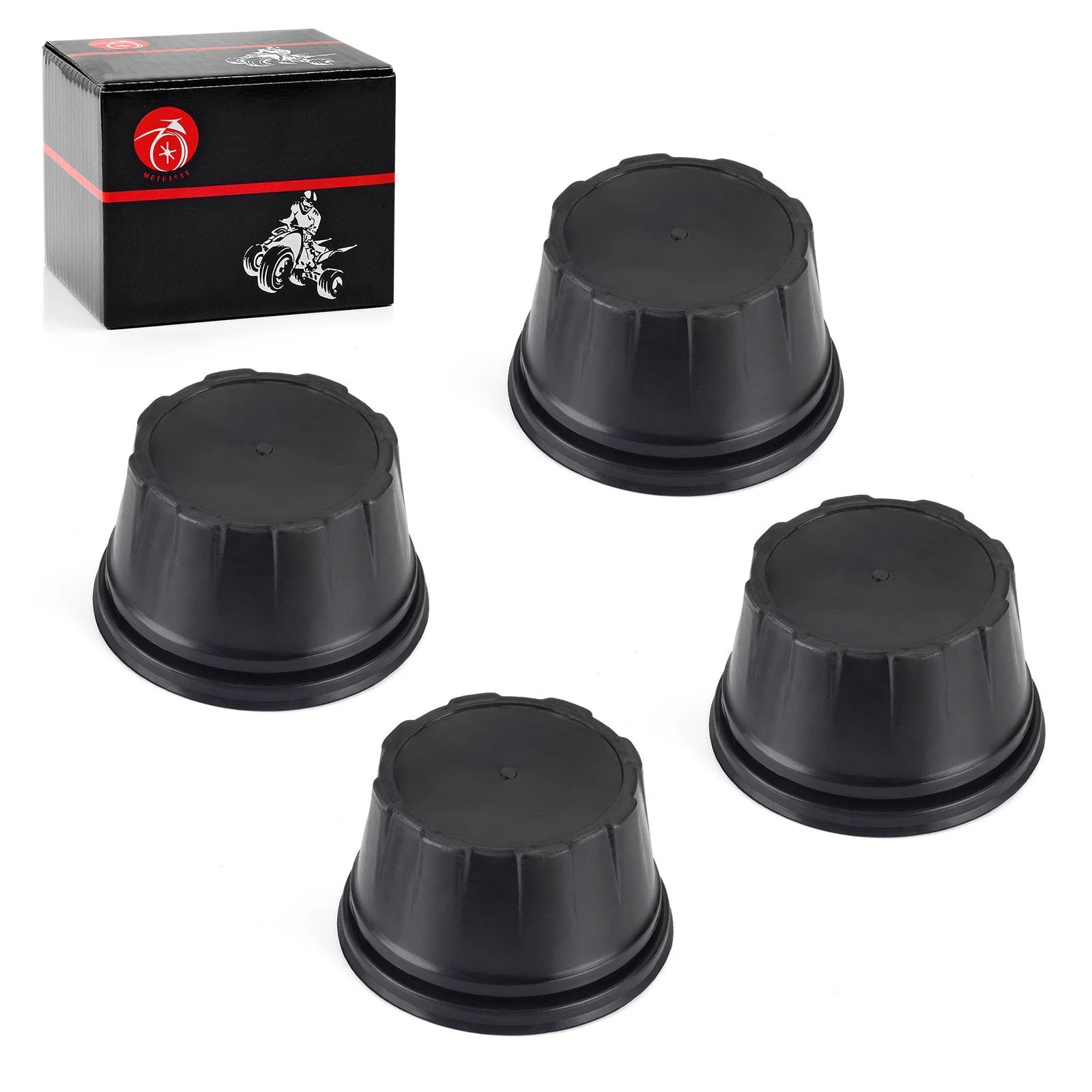 Set of 4 Front Rear Wheel Center Caps for Honda FourTrax Foreman 400 (1995–2003)