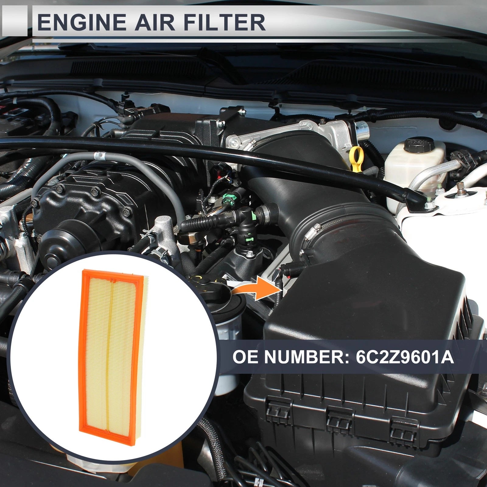 Engine Air Filter Replacement for Mercedes-Benz E350 (2001–2006)
