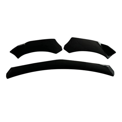 ABS Front Shovel Spoiler 5 Stage Adjustable Bright Black for Most Cars
