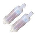 2X Inline Gas Fuel Filter for Johnson/Evinrude/OMC Outboard (0398327)