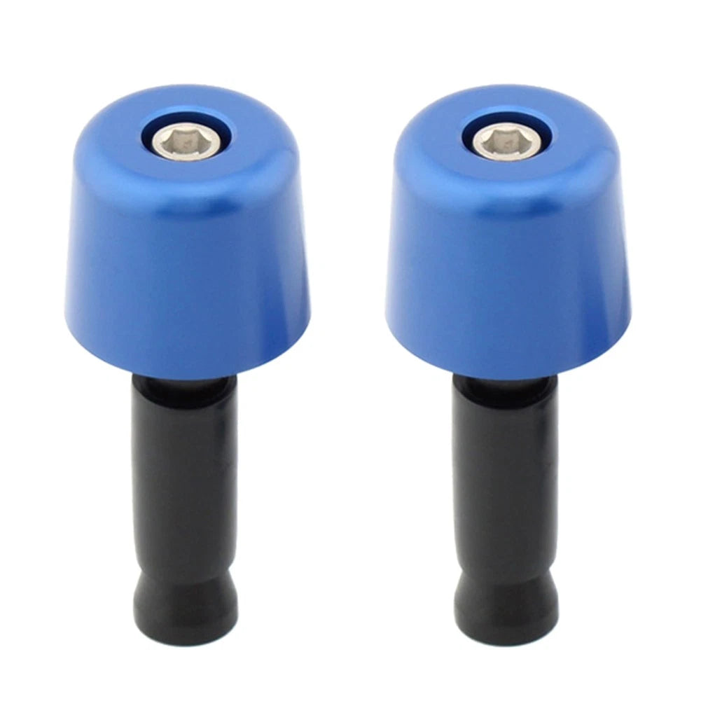 Handlebar Grips for Universal Motorcycle (1in/25.4mm) - Blue