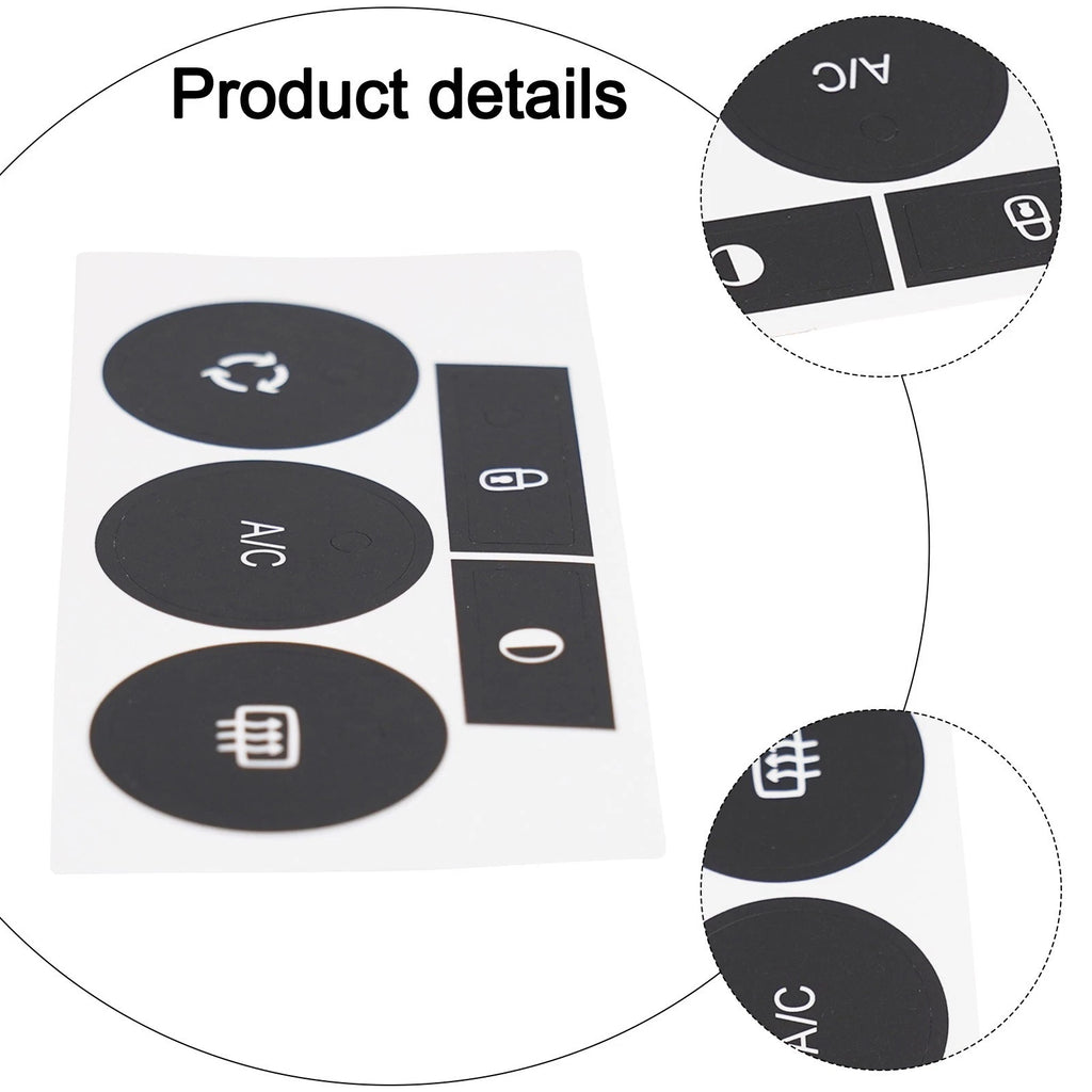 Button Repair Kit Decals for C4 (2014–2018)