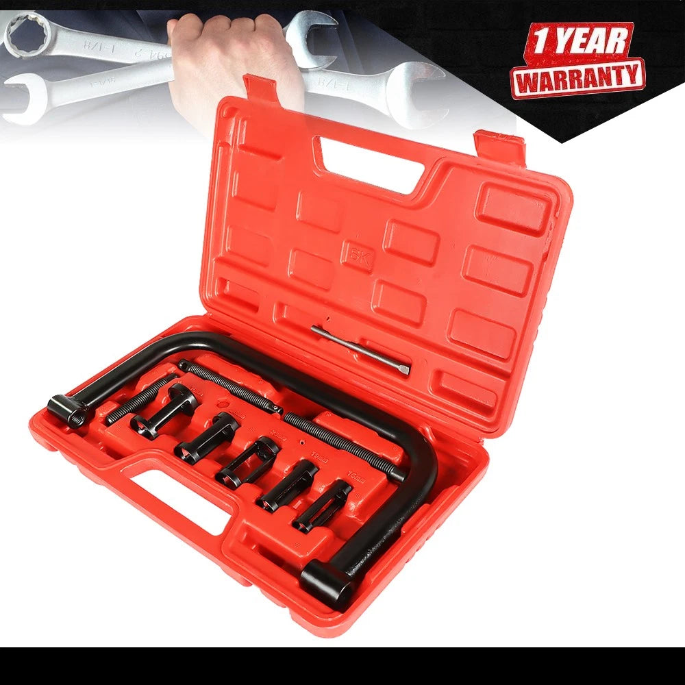 10Pcs Valve Spring Compressor Tool Kit for Most Cars Motorcycles