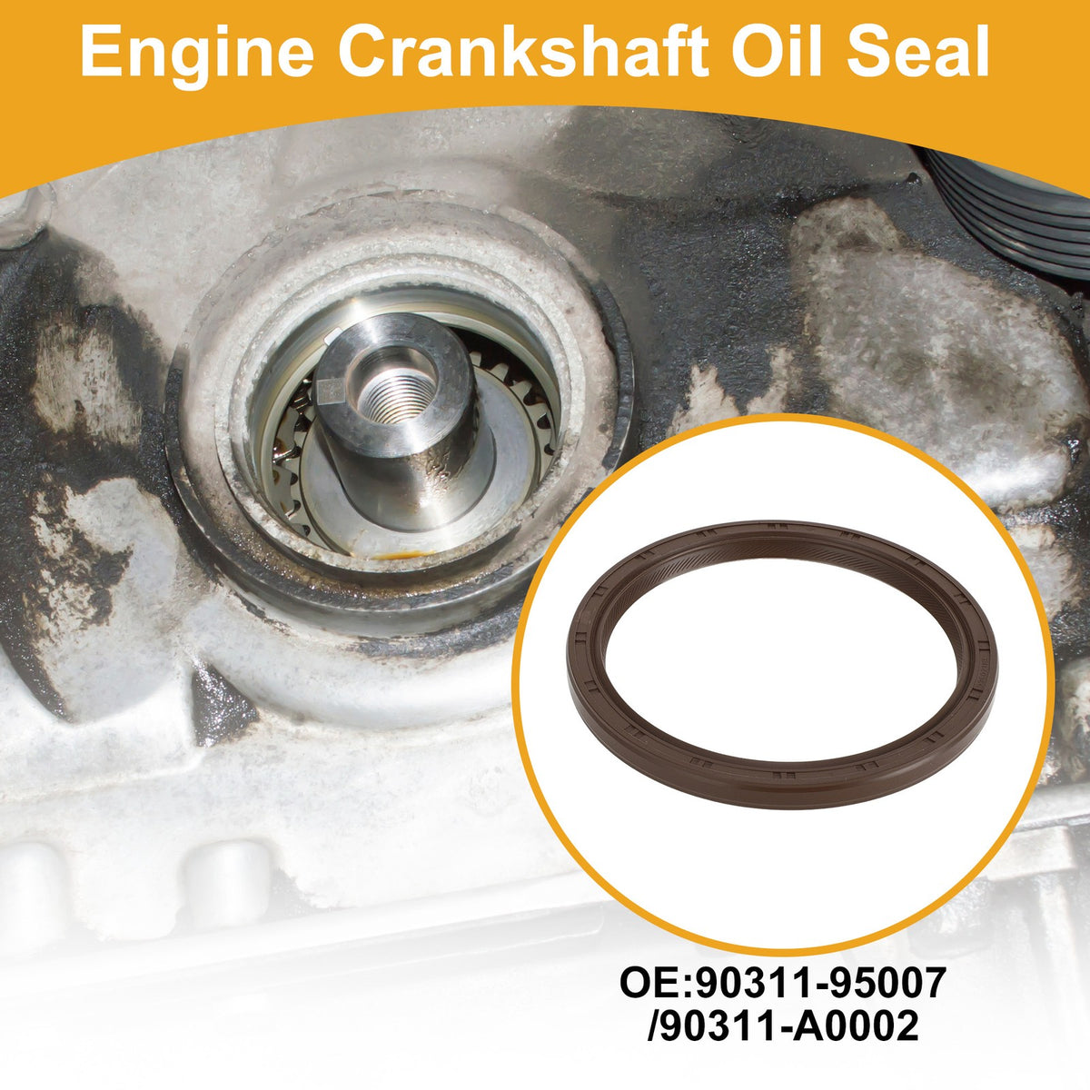 Rear Crankshaft Oil Seal Replacement for Lexus LS400 (1995–2000)
