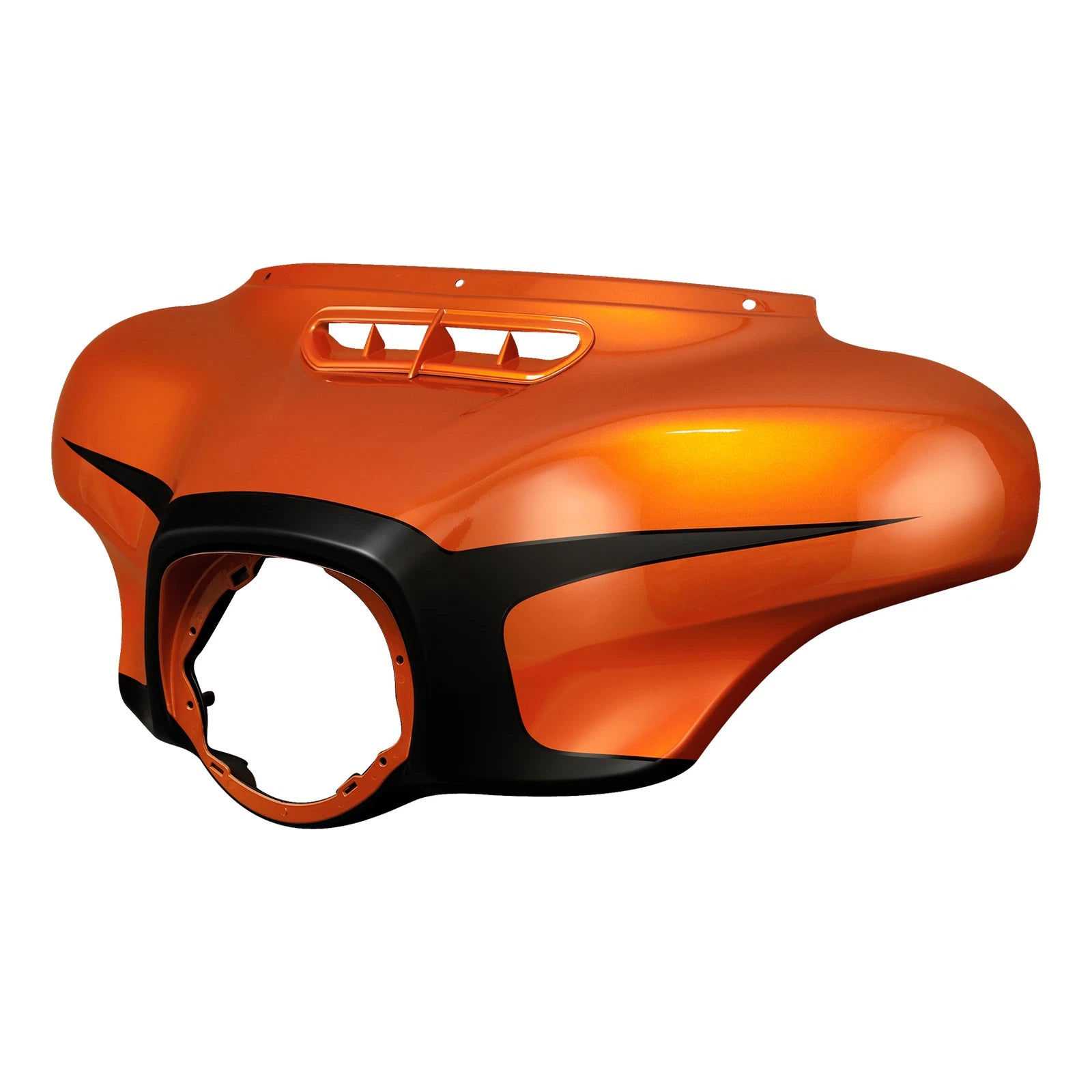 Outer Fairing for Harley Electra Glide (2014–2023) Scorched Orange/Black Denim