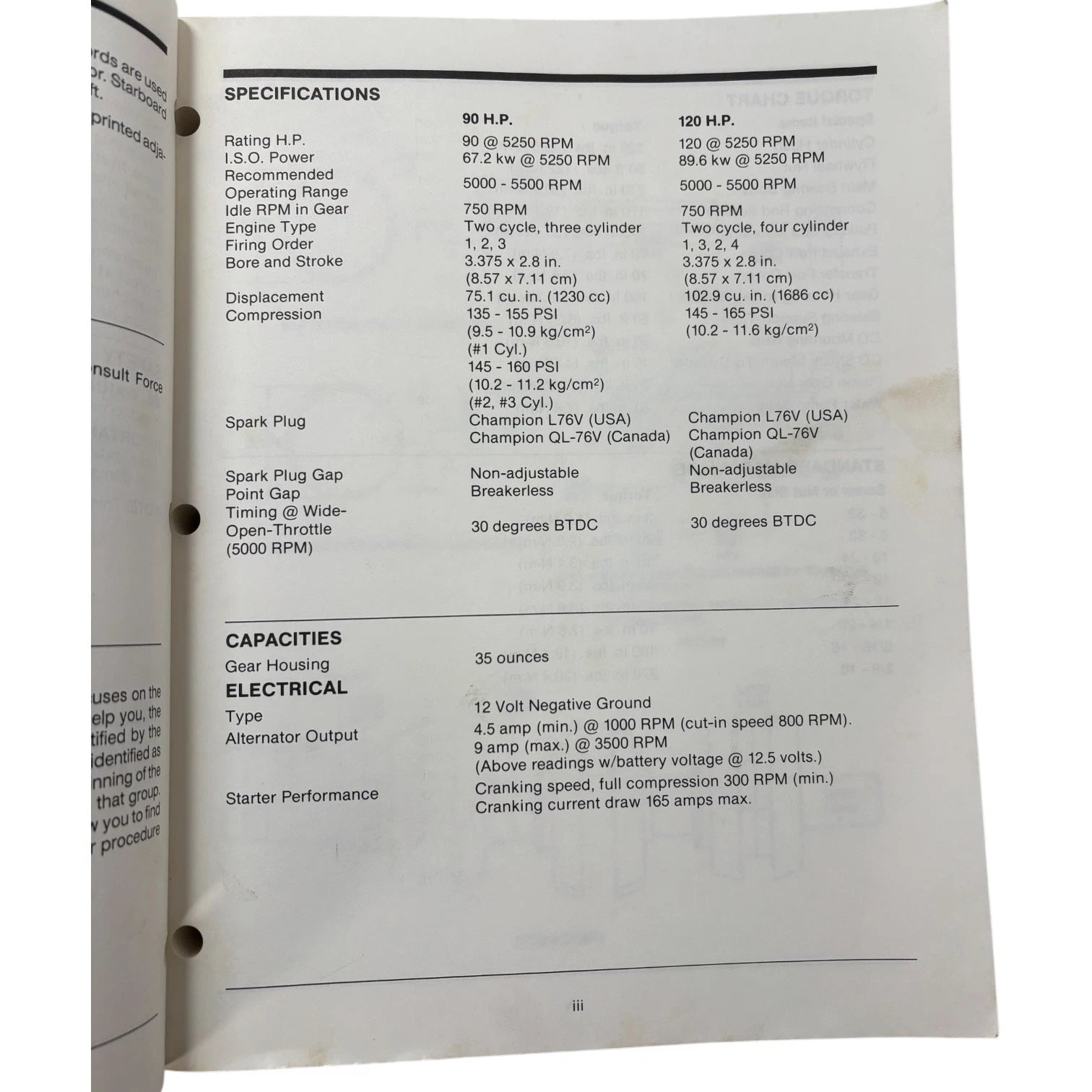 Service Manual for Force Outboards 90-823267 (1992)