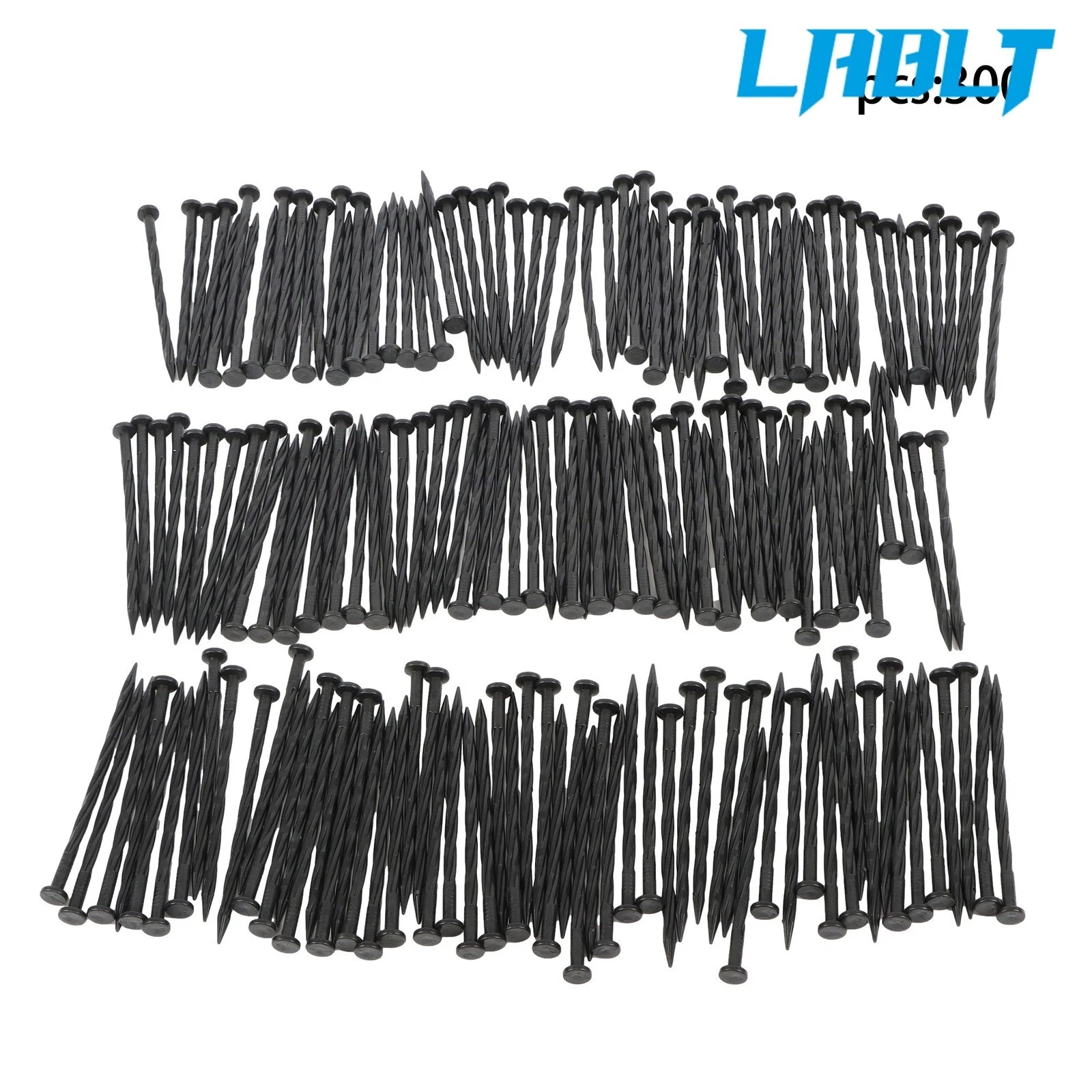 300 Pcs Landscape Edging Stakes 8 Inch Spiral Anchoring for