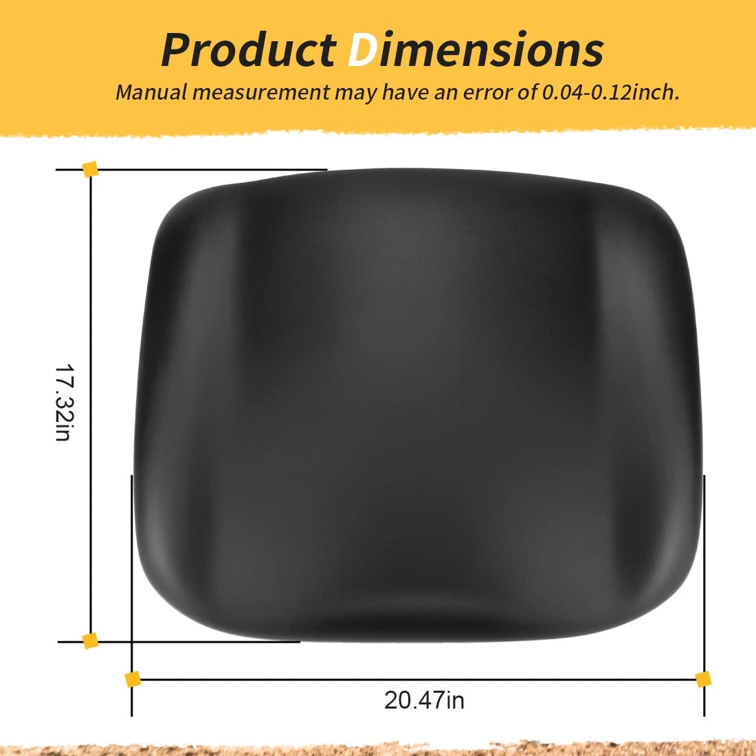 Driver Side Seat Bottom for Polaris Ranger XP 900 Crew (2013–2017)