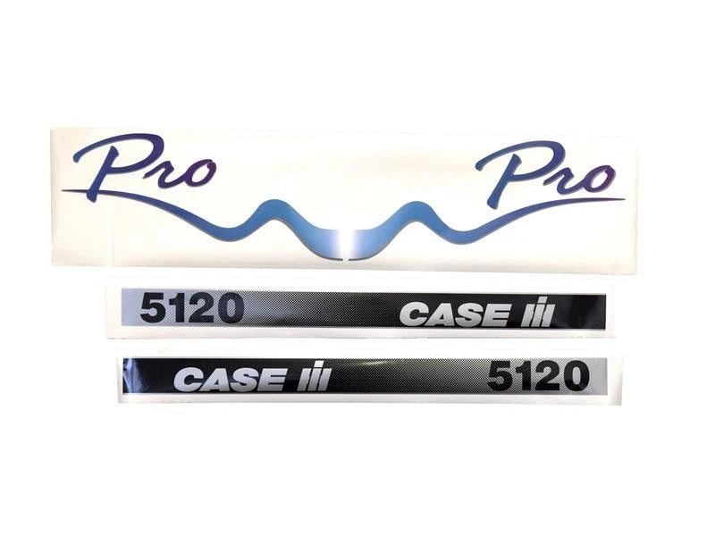 Replacement Bonnet Decal Set for Case IH 5120 Pro Tractor