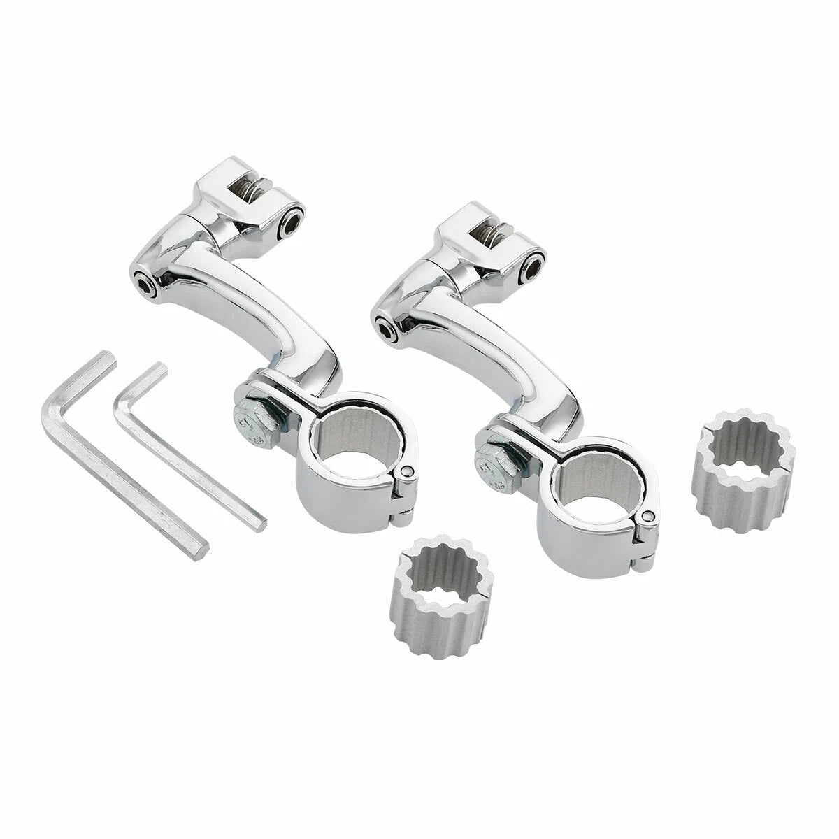 Highway Footpeg Pegs Mount for Harley Road Glide (22mm, 25mm, 32mm, 35mm) Chrome