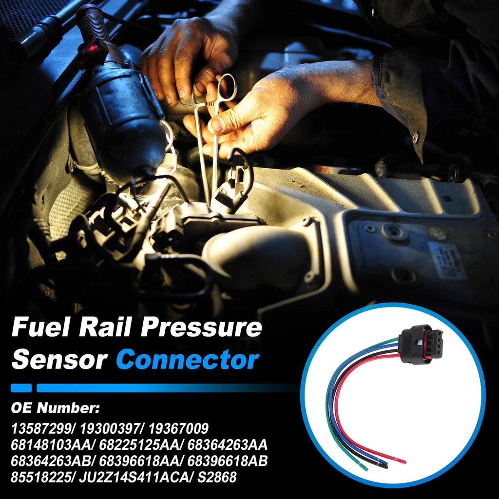 Fuel Rail Pressure Sensor Connector Pigtail Replacement for GMC Sierra Duramax (2017–2024)