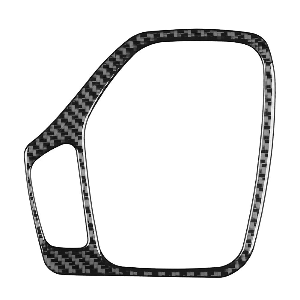 Carbon Fiber Black Gear Shift Panel Cover Trim for Jeep Cherokee (2014–2018)
