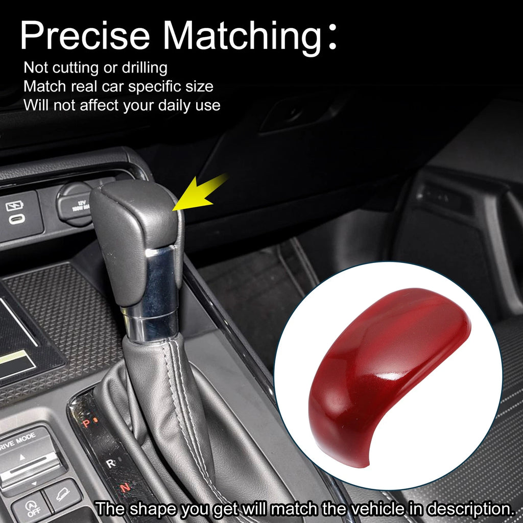 Gear Shift Knob Cover Replacement for Honda CR-V (2023–2025) Red